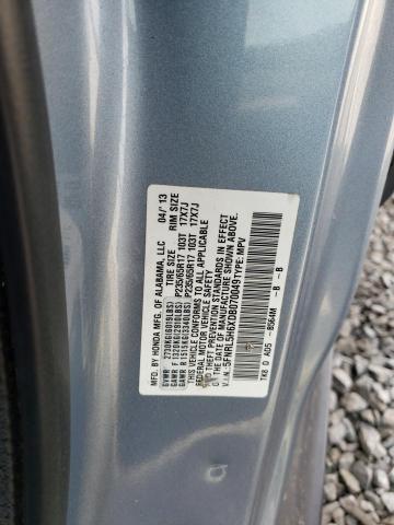  HONDA ODYSSEY 2013 Синій