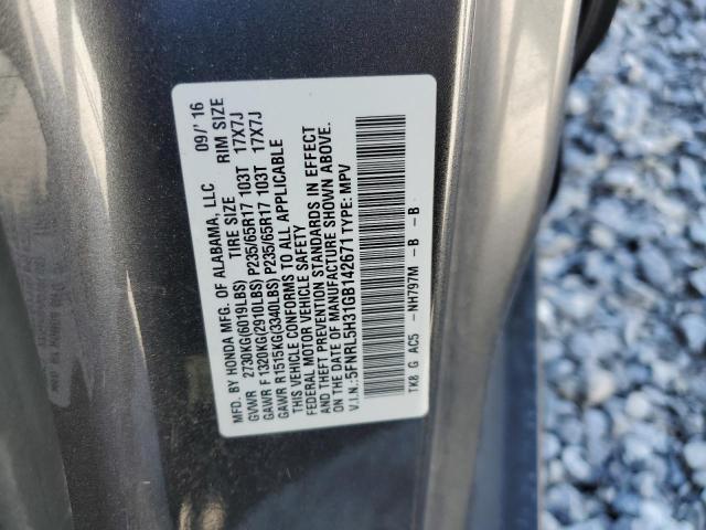 2016 HONDA ODYSSEY SE - 5FNRL5H31GB142671