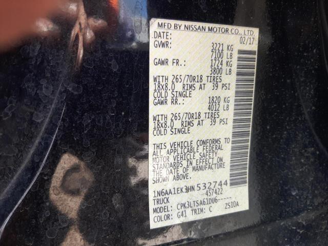 1N6AA1EK3HN532744 Nissan TITAN S