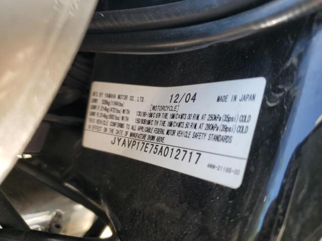 2005 YAMAHA XV1700 A JYAVP17E75A012717