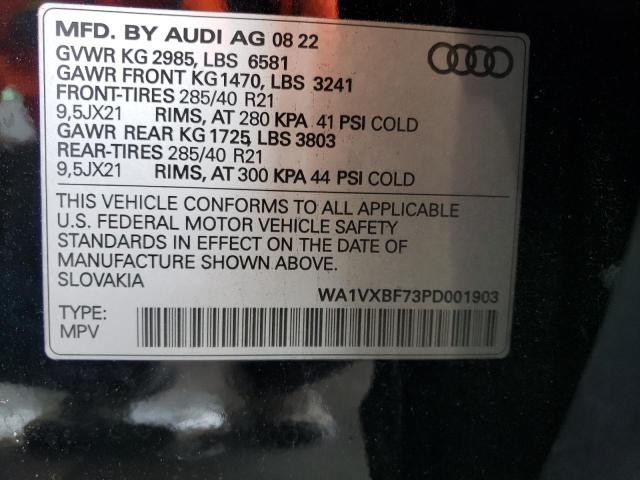 VIN WA1VXBF73PD001903 2023 Audi Q7, Prestige no.13