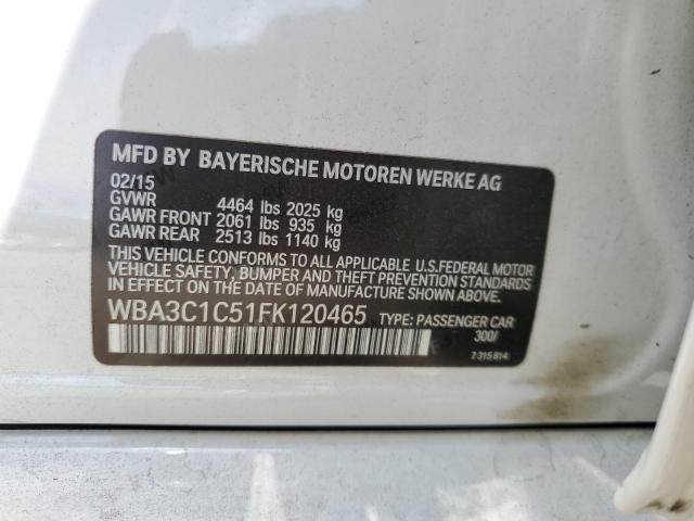WBA3C1C51FK120465 BMW 328 I Sulev