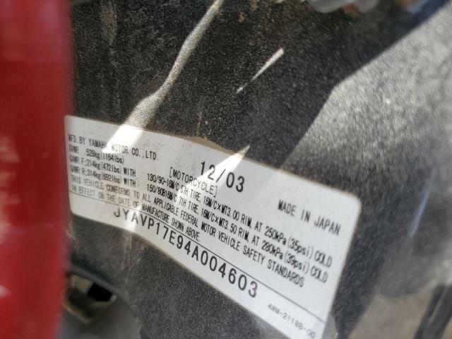 2004 YAMAHA XV1700 A JYAVP17E94A004603