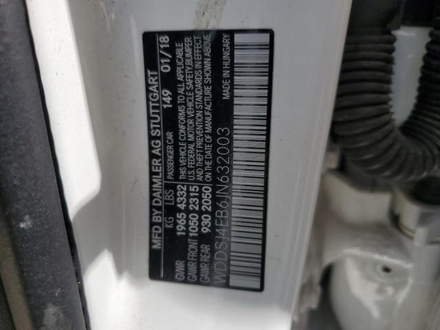 WDDSJ4EB6JN632003 Mercedes-Benz CLA 250