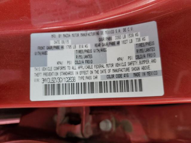 3MYDLBZV3GY102638 Toyota SCION IA