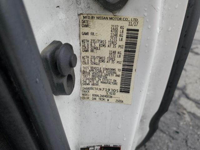 1N6BD0CT4JN719305 Nissan FRONTIER S