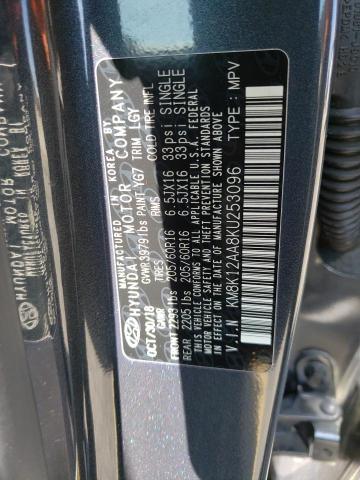 2019 HYUNDAI KONA KM8K12AA8KU253096