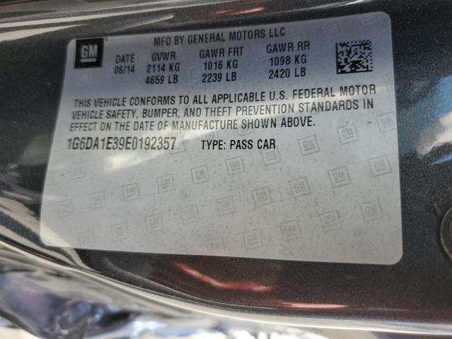 1G6DA1E39E0192357 Cadillac CTS