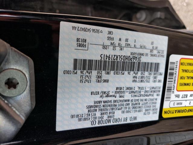 3FA6P0HD5LR219415 2020 FORD FUSION - Image 12