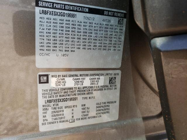 2016 BUICK ENVISION P - LRBFXESX2GD196991
