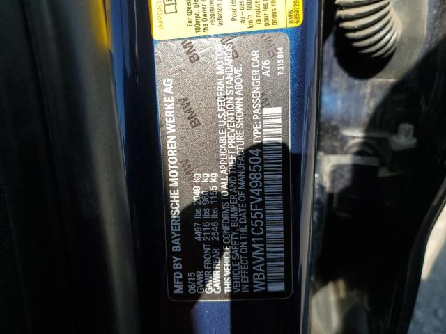 WBAVM1C55FV498504 BMW X1 Sdrive28i
