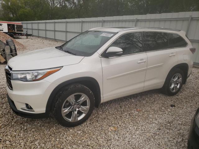 Salvage cars for sale from Copart Franklin, WI: 2015 Toyota Highlander Limited
