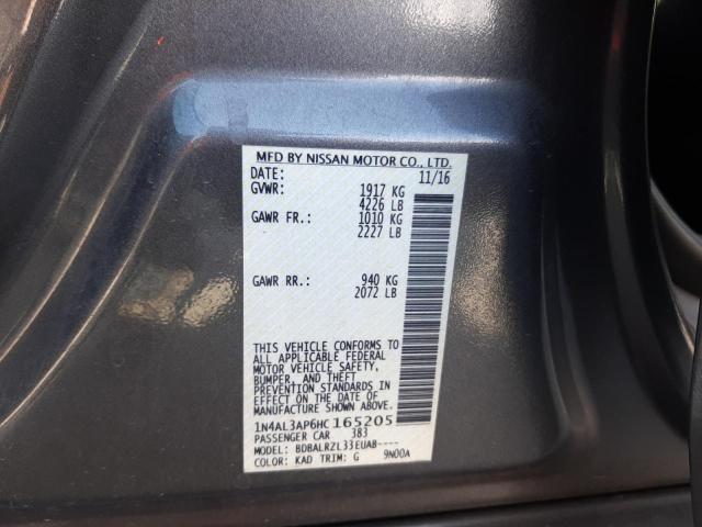 1N4AL3AP6HC165205 Nissan ALTIMA 2.5