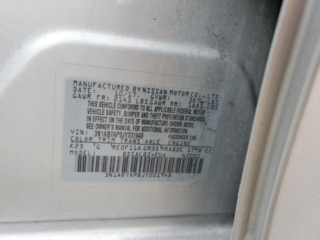 3N1AB7AP8JY201948 Nissan SENTRA S