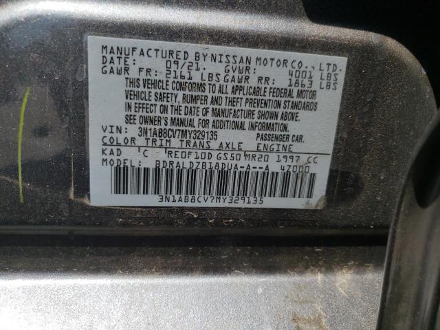 3N1AB8CV7MY329135 Nissan SENTRA SV