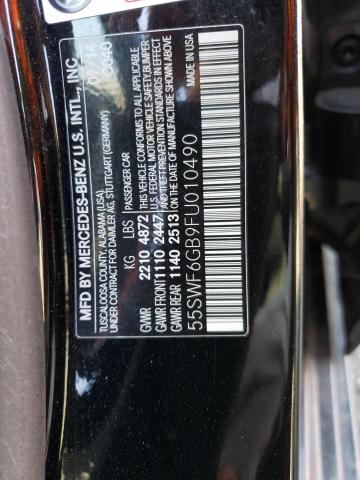 55SWF6GB9FU010490 Mercedes-Benz C 400 4matic