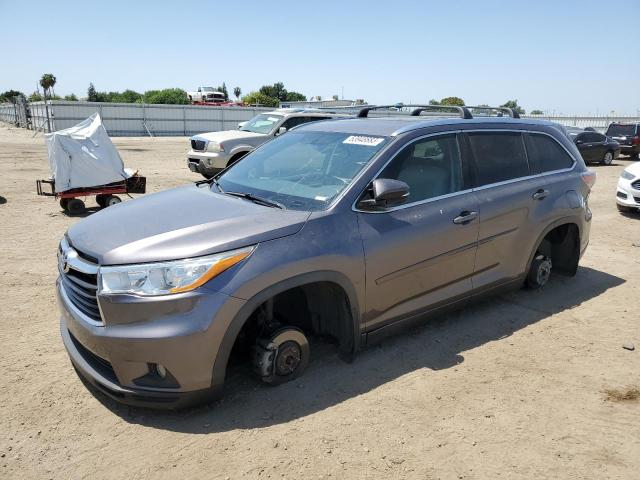 VIN 5TDJKRFHXES044415 2014 Toyota Highlander, Xle no.1