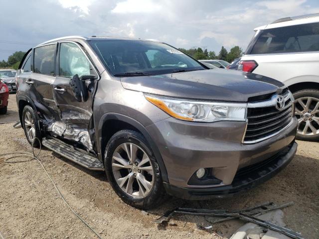 VIN 5TDJKRFH2ES035420 2014 Toyota Highlander, Xle no.4