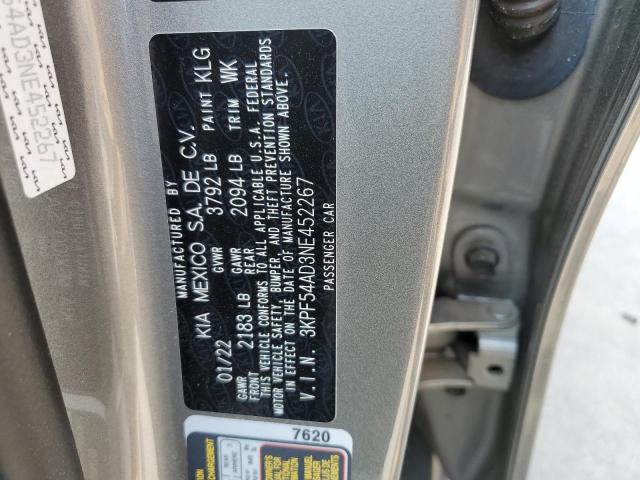 2022 KIA CADENZA EX - 3KPF54AD3NE452267