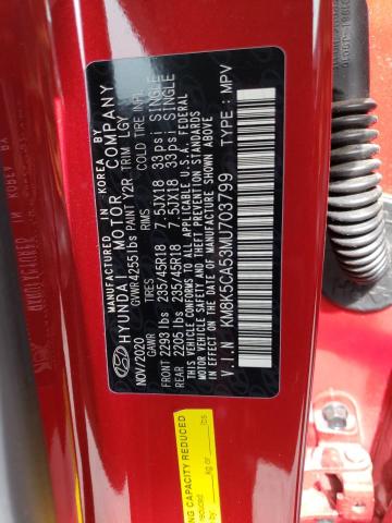 KM8K5CA53MU703799 Hyundai Kona Ultimate