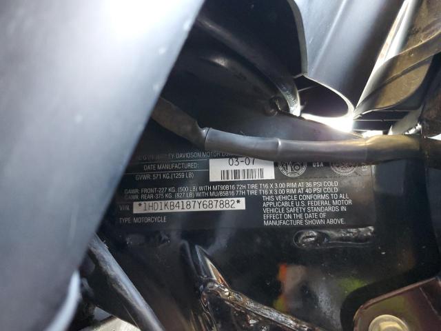 2007 HARLEY-DAVIDSON ALL OTHER 1HD1KB4187Y687882