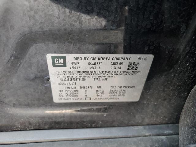 2016 BUICK ENCORE CON - KL4CJBSB7GB721820