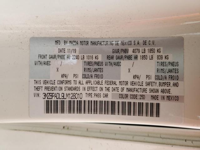 3MZBPADL9LM128010 Mazda 3 Preferred
