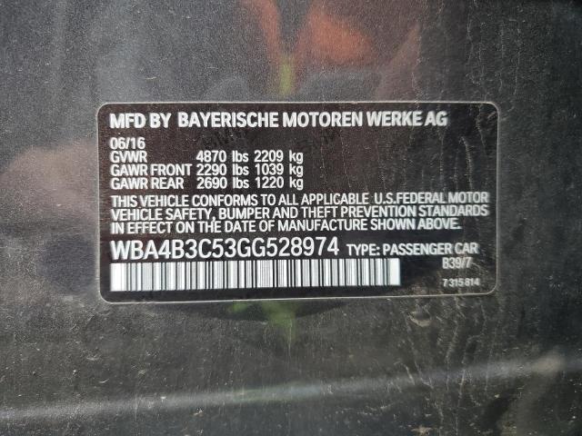 2016 BMW 435 XI GRA - WBA4B3C53GG528974