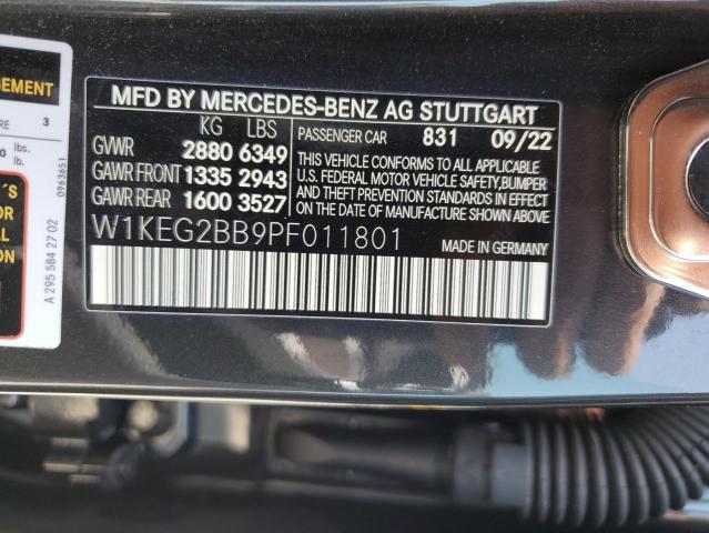 W1KEG2BB9PF011801 Mercedes-Benz Eqe Sedan 350+
