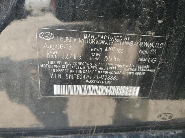 5NPE24AF2JH728885 Hyundai SONATA SE