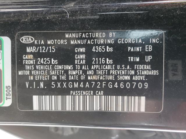 5XXGM4A72FG460709 KIA Optima Lx