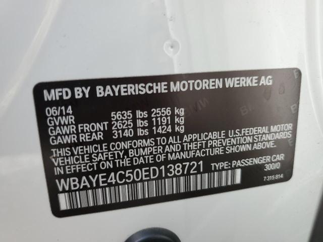 WBAYE4C50ED138721 BMW 740 LI