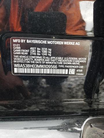 2021 BMW 530 WBA53BH03MWX09566