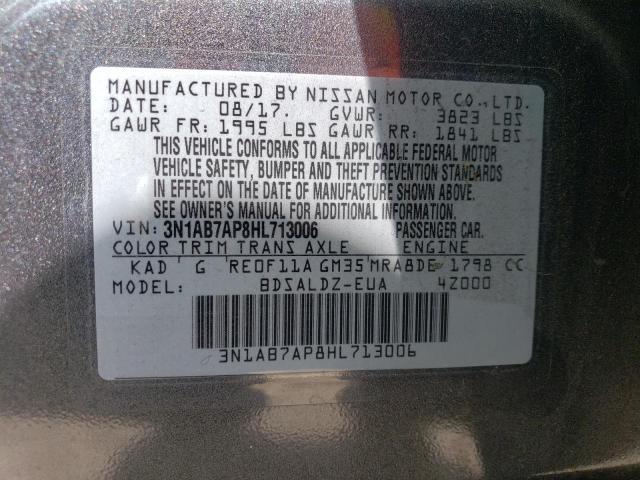 3N1AB7AP8HL713006 Nissan SENTRA S
