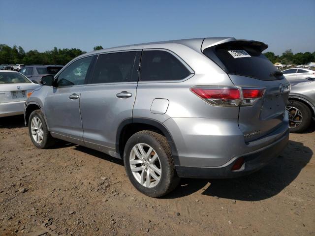 VIN 5TDZARFHXES008374 2014 Toyota Highlander, LE no.2