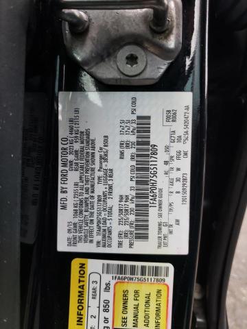 1FA6P0H75G5117809 Ford FUSION SE