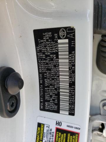 2T1BURHE1HC867409 Toyota COROLLA L
