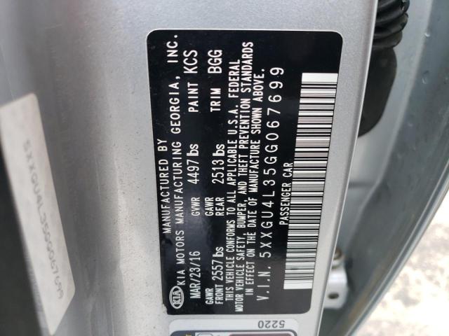 5XXGU4L35GG067699 KIA OPTIMA EX