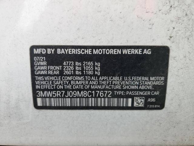 2021 BMW 330XI - 3MW5R7J09M8C17672