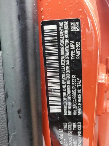 ZACCJBBB5JPJ53213 Jeep Renegade Latitude