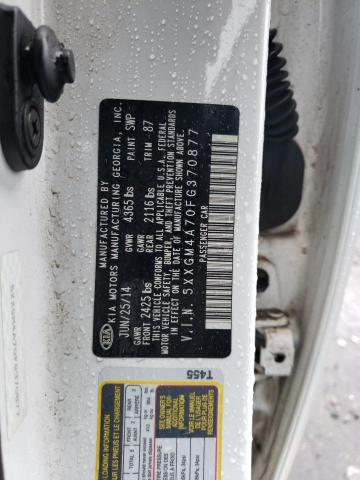5XXGM4A70FG370877 KIA Optima Lx