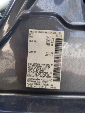 1N4BL4DV8MN403980 Nissan ALTIMA SV