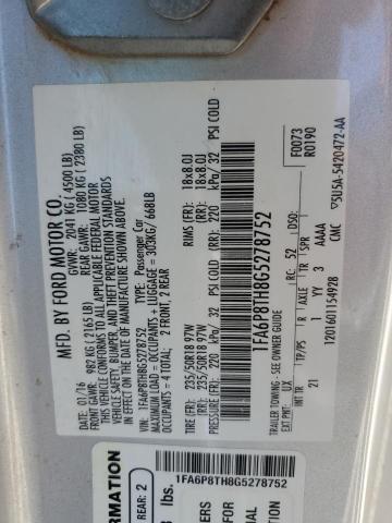 1FA6P8TH8G5278752 2016 FORD MUSTANG - Image 12