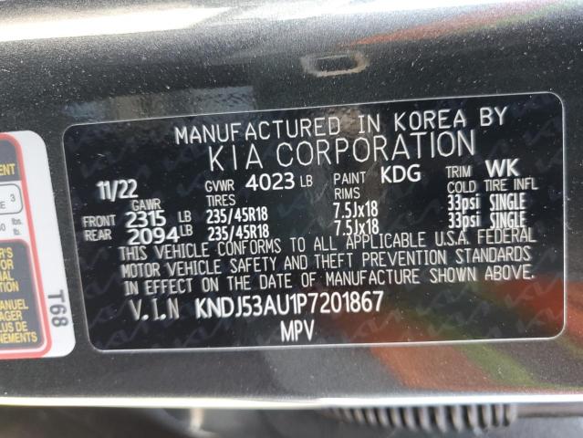 KNDJ53AU1P7201867 KIA Soul Gt Line