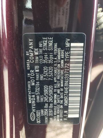 2022 HYUNDAI PALISADE C - KM8R74HE8NU397172