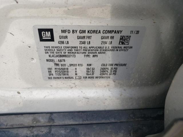 KL4CJASB0MB337173 Buick Encore Preferred