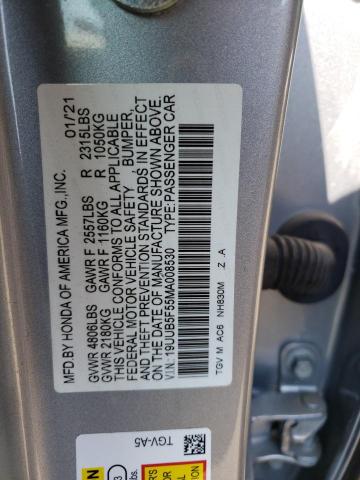 2021 ACURA TLX TECH A - 19UUB5F55MA008530