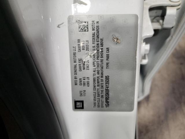 2015 BUICK VERANO CON - 1G4PR5SK8F4139385