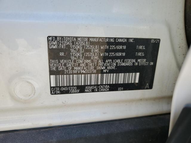 2021 TOYOTA RAV4 TRD O - 2T3S1RFV1MW203798