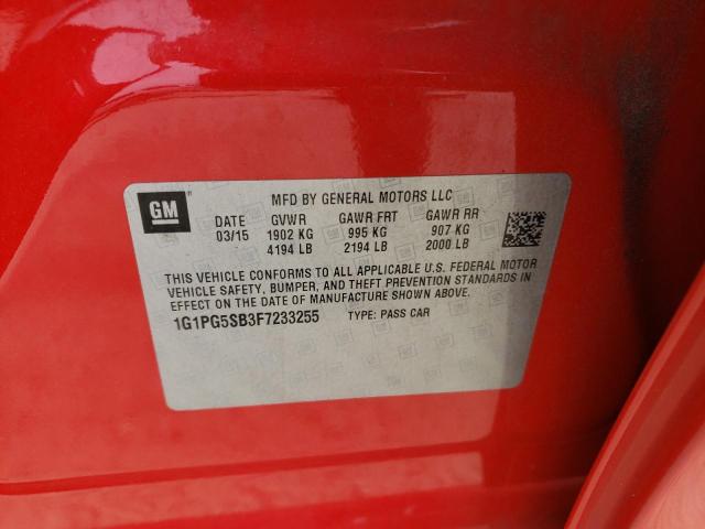 2015 CHEVROLET CRUZE LTZ - 1G1PG5SB3F7233255